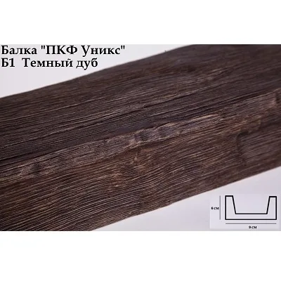 Балка Уникс Классика Б1 Темный дуб - фото 2