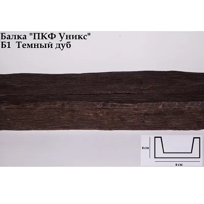 Балка Уникс Классика Б1 Темный дуб - фото 3