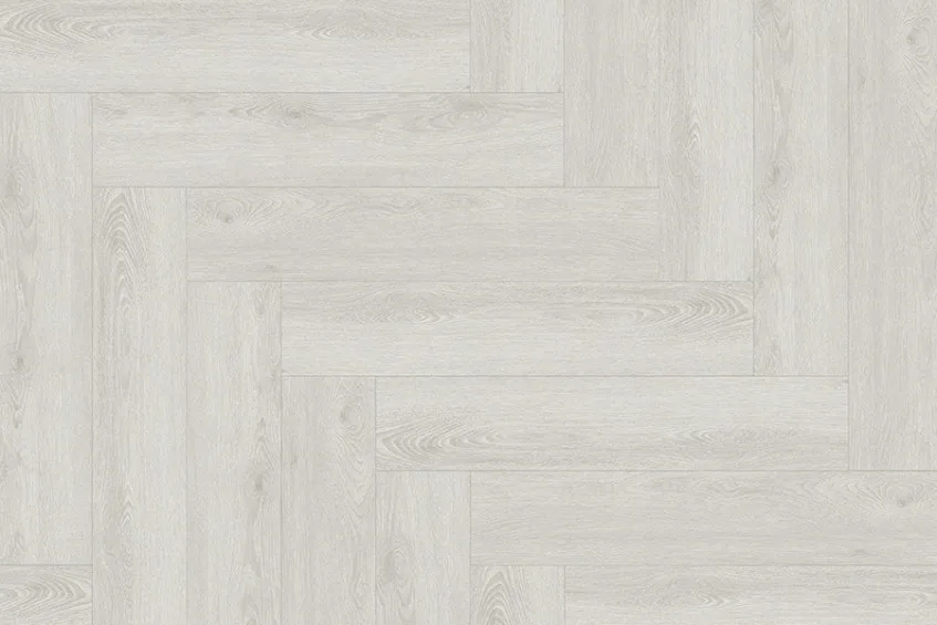 Ламинат SPC Floor Factor Herringbone 02 White Smoke Oak - фото 1