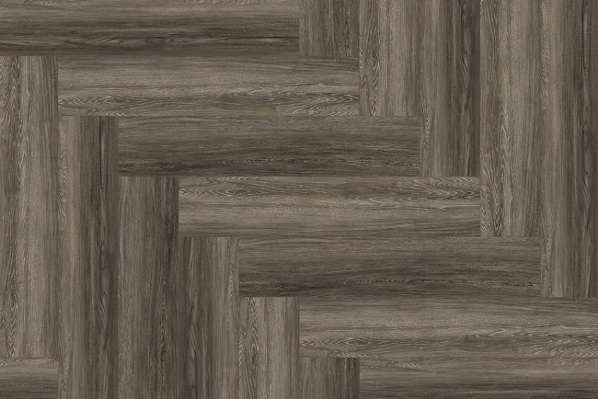 Ламинат SPC Floor Factor Herringbone 17 Brushed Smoke Oak - фото 1
