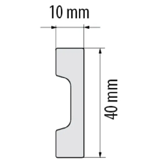 Плинтус Cezar Elegance LPC36 10х40х2440 мм (пог. м) - миниатюра 2