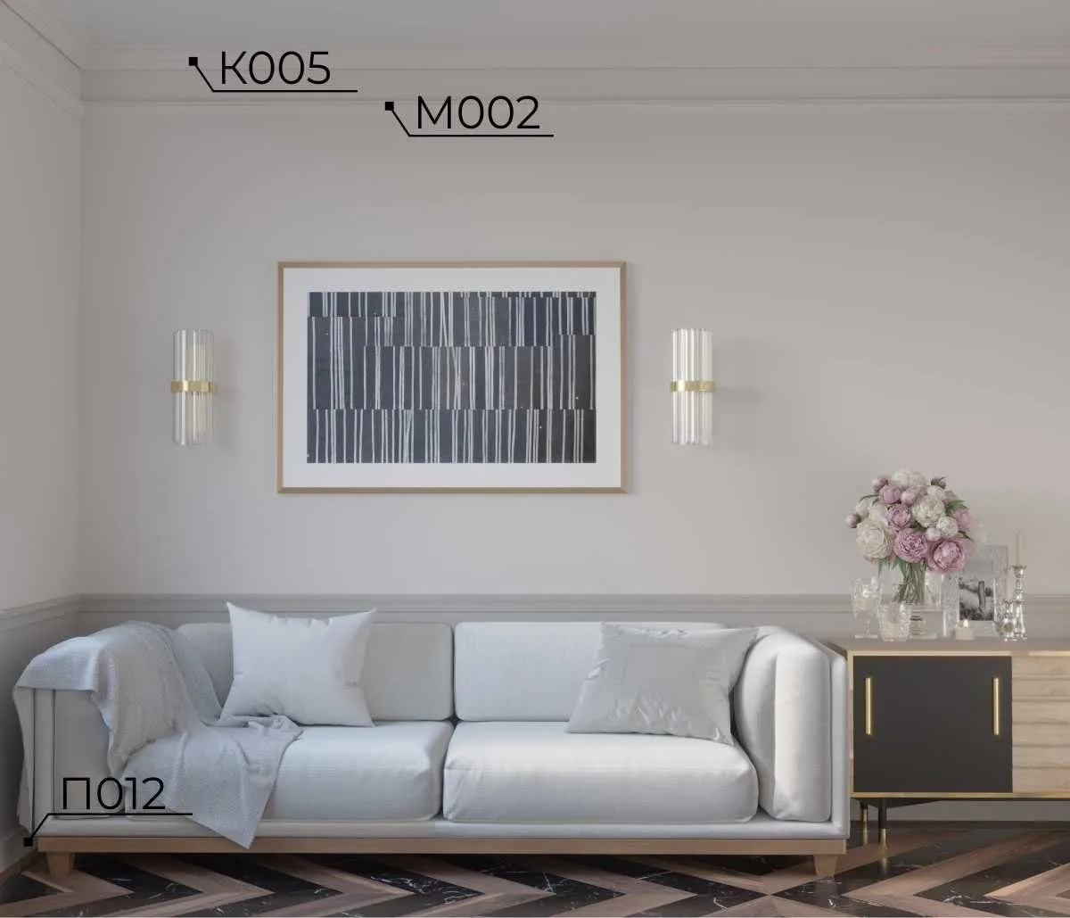 Плинтус CoSca PX012 99х15х2000 мм (пог. м) - миниатюра 6