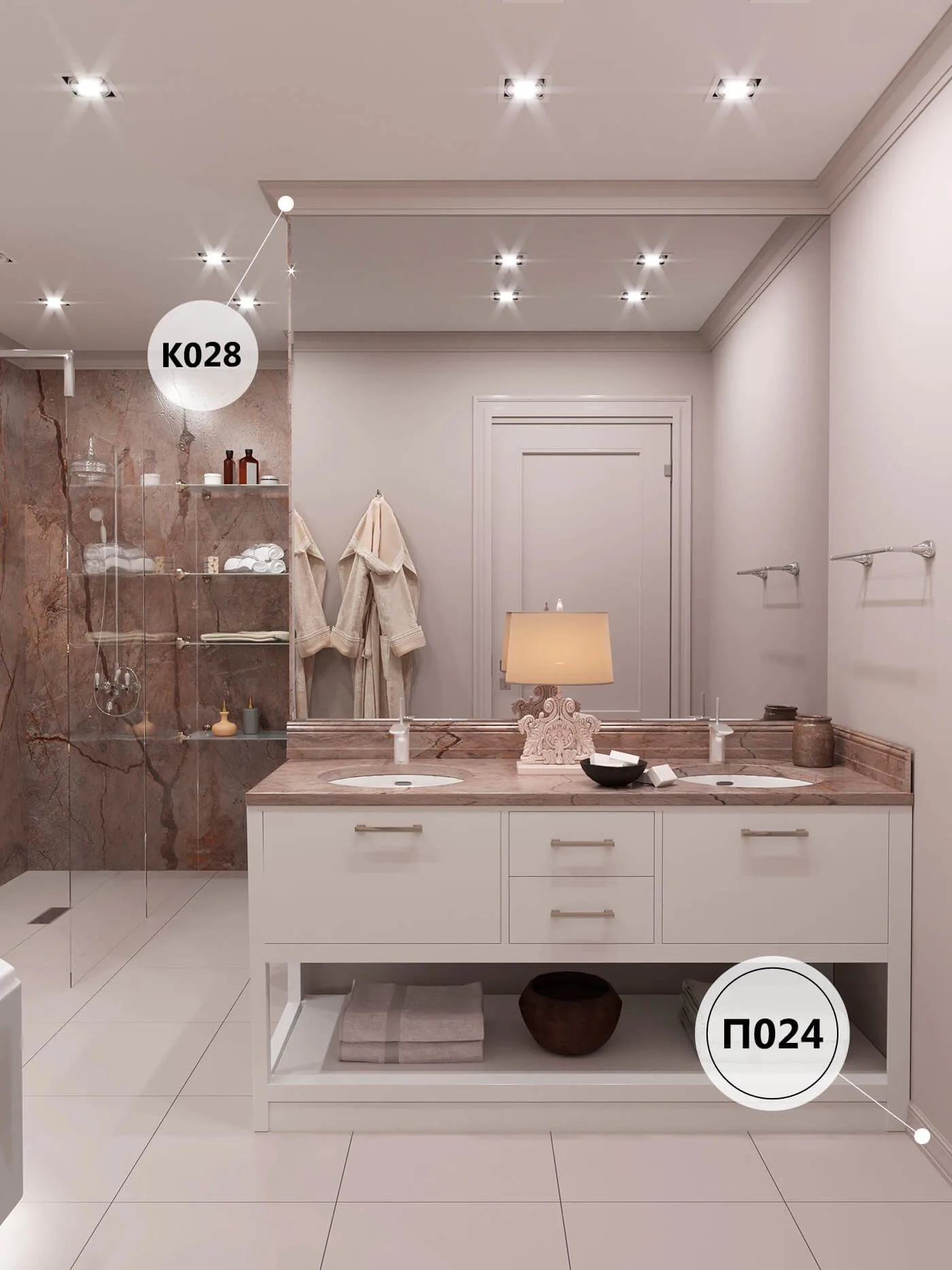 Плинтус CoSca PX024 80х14х2000 мм (пог. м) - миниатюра 3