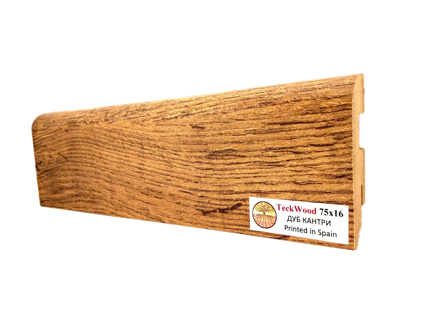Плинтус TeckWood Дуб Кантри 16х75х2150 мм (пог. м) Плинтус TeckWood Дуб Кантри 16х75х2150 мм (пог. м)
