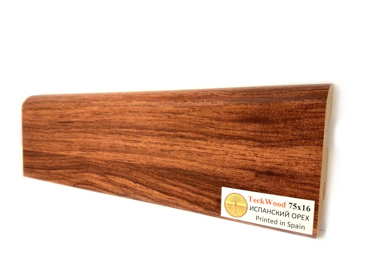 Плинтус TeckWood Орех Испанский 16х75х2150 мм (пог. м) Плинтус TeckWood Орех Испанский 16х75х2150 мм (пог. м)