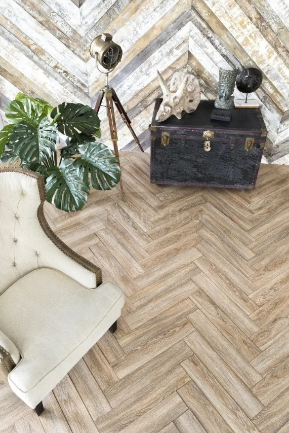SPC ламинат Alpine Floor Expressive Parquet Eco 10-3 Морской штиль side A - Бежево-коричневый