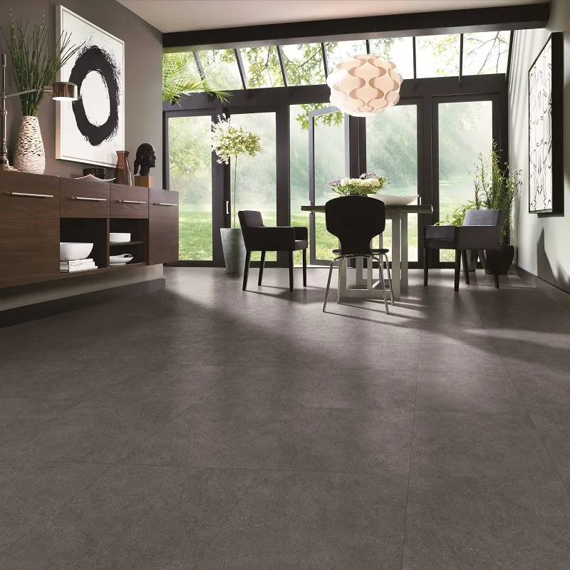 Виниловый ламинат Vertigo Loose Lay Stone 8520 Concrete Dark Grey - фото 1