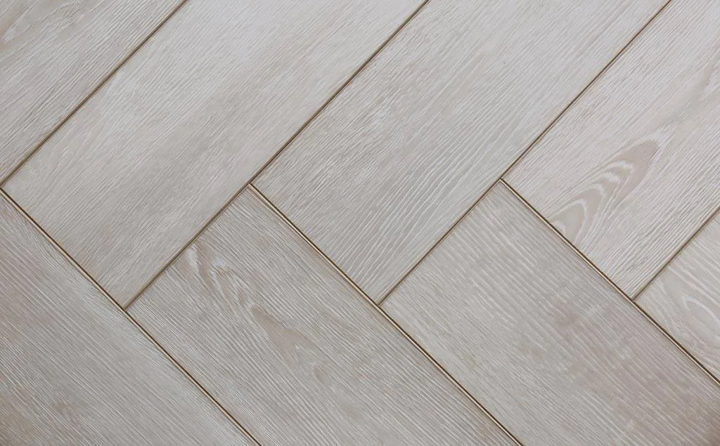 Виниловый LVT ламинат Firmfit Herringbone CW-3291 Дуб Белый Браш - фото 1