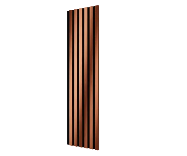 Акустическая панель Cosca Decor Эмираты черный войлок 1200х300х19мм рейки экополимер красная медь (2 шт.) Акустическая панель Cosca Decor Эмираты черный войлок 1200х300х19мм рейки экополимер красная медь (2 шт.)
