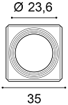 База колонны Orac Decor K1132 350х350х575 мм - фото 3
