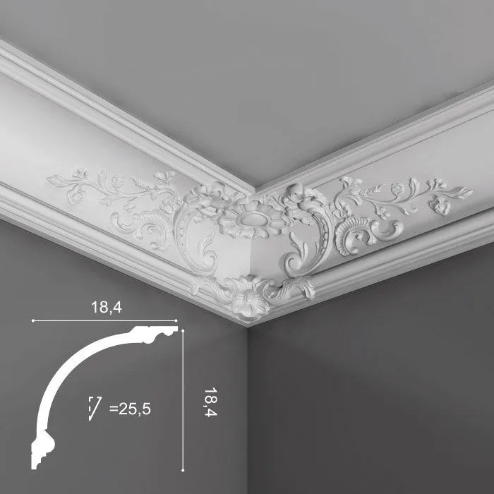 Карниз Orac Decor C338B 184х184х2000 мм - фото 4