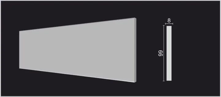 Молдинг Decor Dizayn DD12 8x99х2000 мм (пог. м) - миниатюра 5