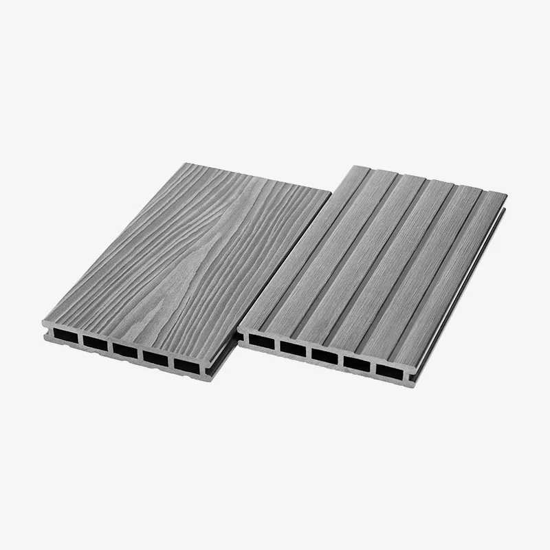 Террасная доска ДПК Unodeck Mogano Серый 24х165х4000 мм - фото 3
