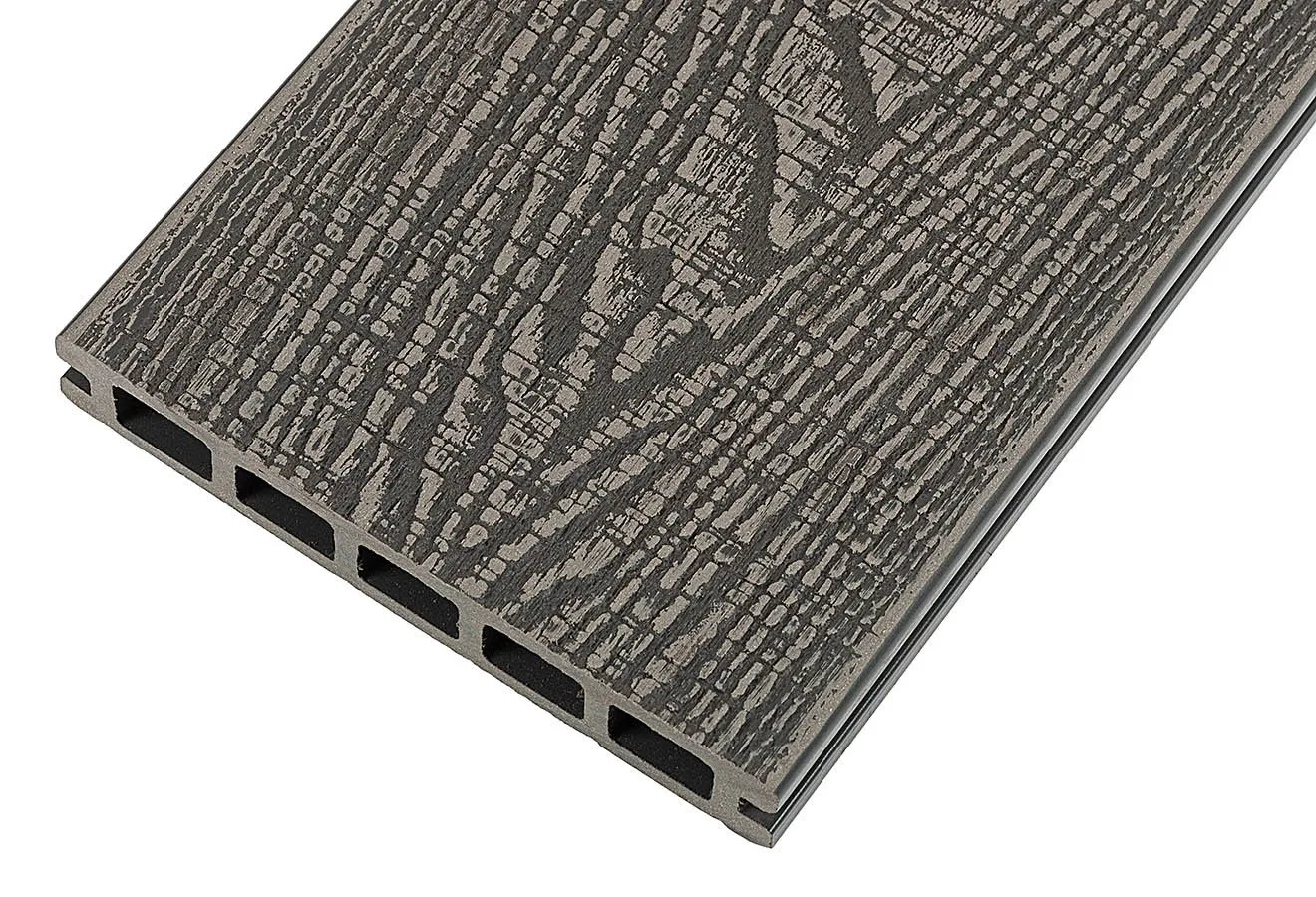 Террасная доска ДПК Woodvex Expert Antique Stone Gray 25х150х3000 мм - фото 3