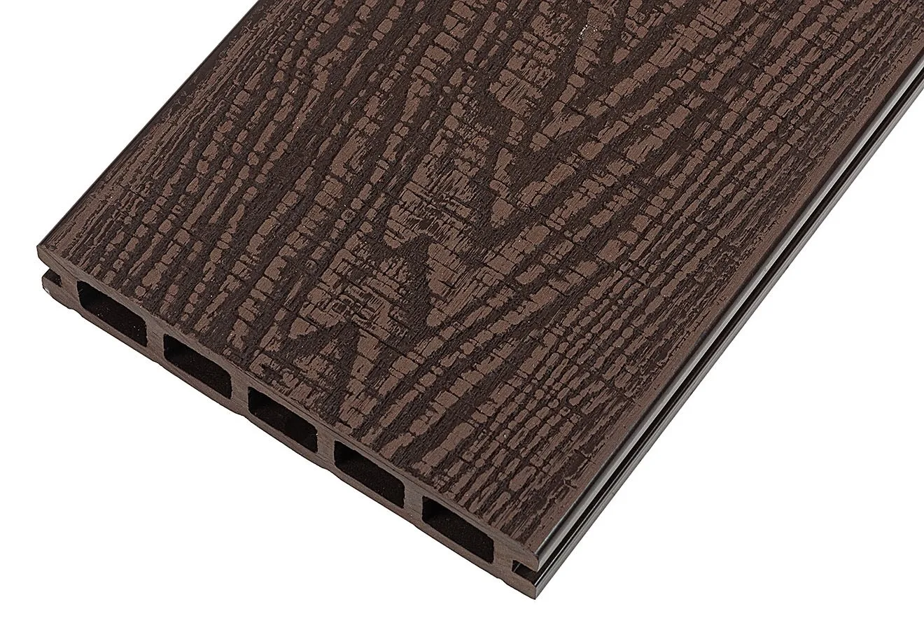 Террасная доска ДПК Woodvex Expert Antique Wenge 25х150х4000 мм - фото 3
