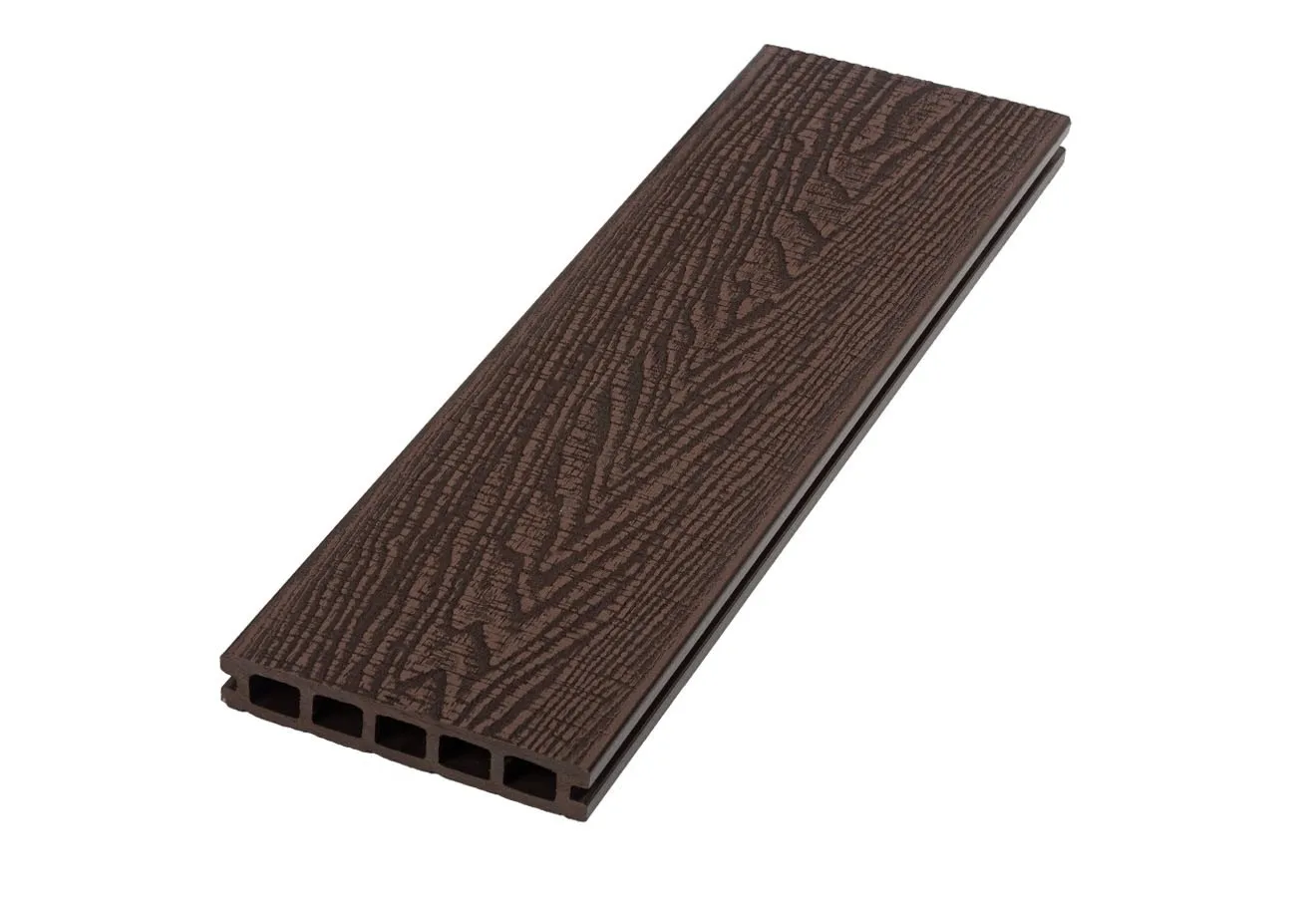 Террасная доска ДПК Woodvex Expert Antique Wenge 25х150х4000 мм - фото 4