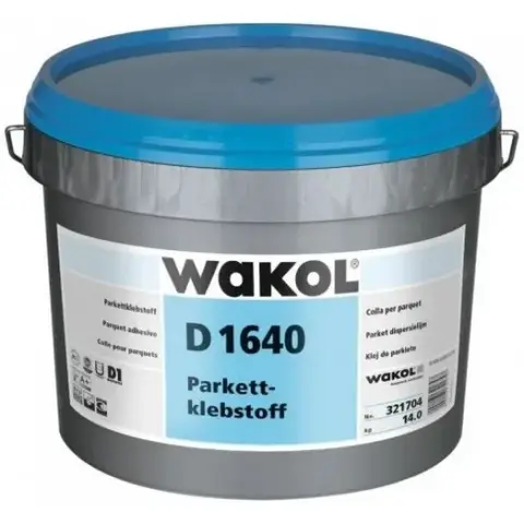 Клей для паркета WAKOL D 1640 14 кг