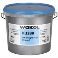 Клей для ПВХ и резиновых покрытий WAKOL D 3330 3 кг