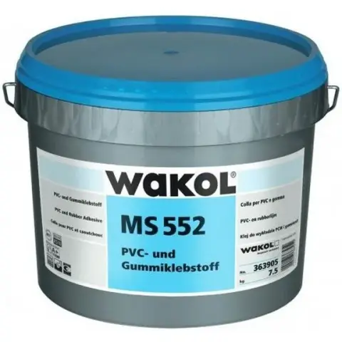 Клей для ПВХ и резиновых покрытий WAKOL MS 552 7,5 кг