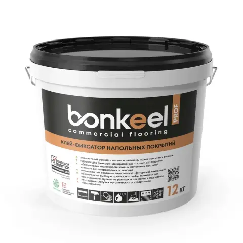 Клей-фиксатор для напольных покрытий Bonkeel Prof 12 кг