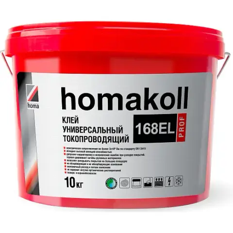 Клей Homakoll 168 EL PROF универсальный токопроводящий 10 кг