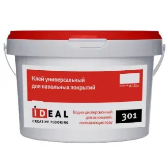 Клей Ideal 301 для напольных покрытий из ПВХ и текстиля 7 кг