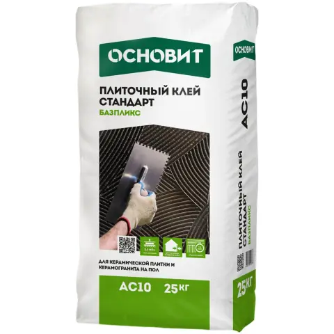 Клей для плитки Основит Базпликс AC10 (25 кг)