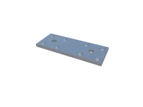 Пластина стальная крепежная Level Plate для Line Frame 3х25х65 мм