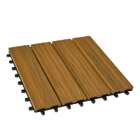 Садовый паркет из ДПК CM Garden Modern Патина Тик 30х30 см