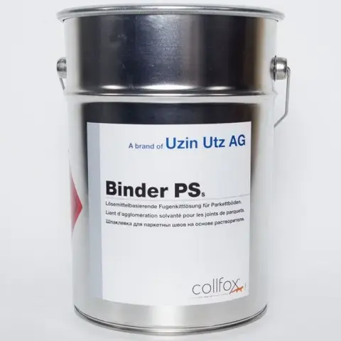 Шпаклёвка UZIN Collfox Binder PS для паркета на основе растворителя 5 кг