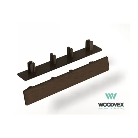 Торцевые заглушки из ДПК Woodvex Select Colorite Венге 22х147 мм