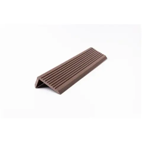 Уголок торцевой EcoDecking Tehno Шоколад 35х70х3000 мм