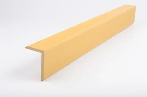 Уголок торцевой из МПК EcoDecking Песочный 40х60х3000 мм