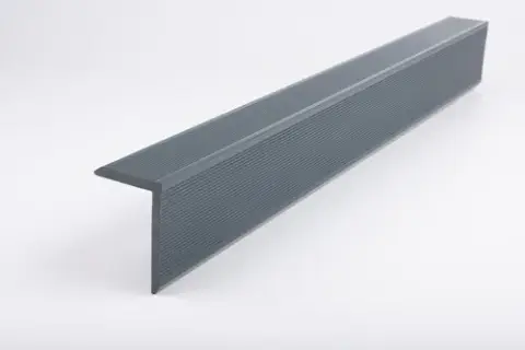 Уголок торцевой из МПК EcoDecking Серый 40х60х3000 мм