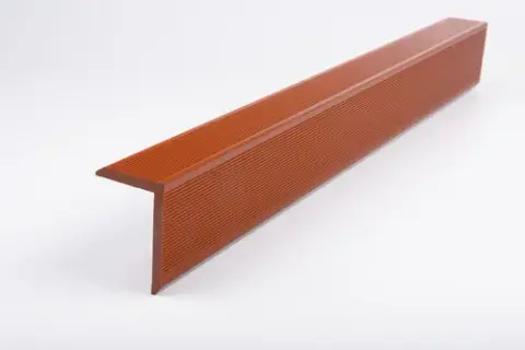 Уголок торцевой из МПК EcoDecking Терракот 40х60х3000 мм
