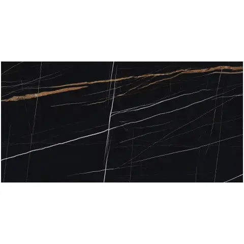 Керамогранит Kerranova Marble Trend K-1004/МR/600x1200х11 Nero Dorato