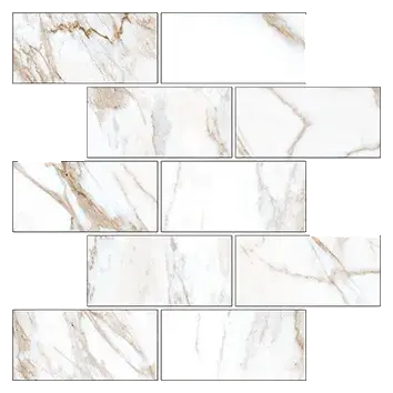 Мозаика Kerranova Marble Trend K-1001/MR/m13/30,7x30,7 Calacatta