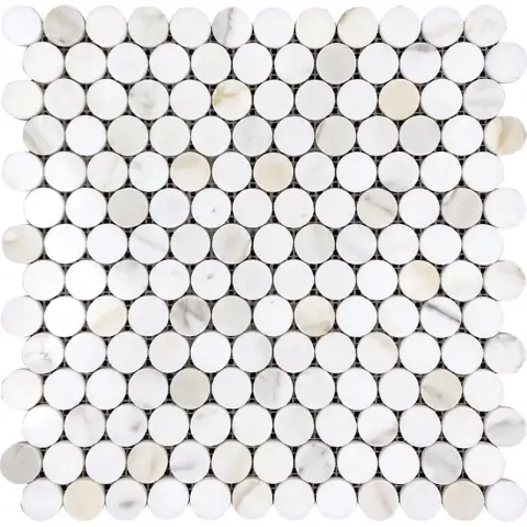 Мозаика MiR mosaic Tuscany TSC-P14H Calacatta Gold Honed матовая