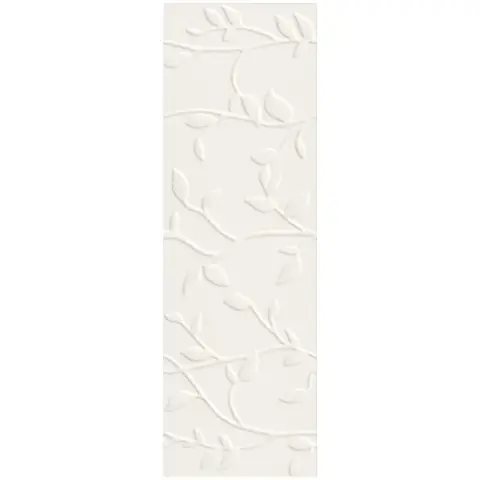 Керамическая плитка Meissen Winter Vine рельеф белый 29x89 O-WIN-WTA052