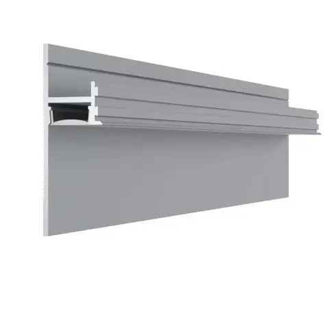 Плинтус Pro Design 7209 теневой скрытый анодированный 17.5х30х52х2700 мм (пог. м)