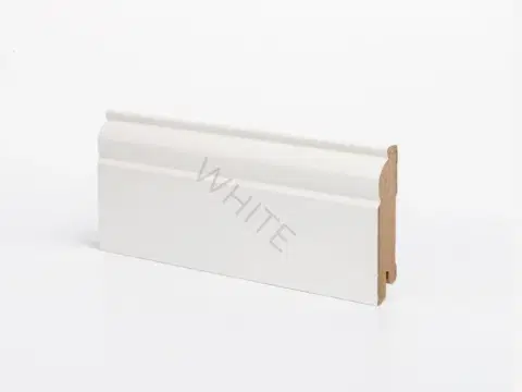 Плинтус Deartio Economy W04-80 White 16х80х2050 мм (пог. м)