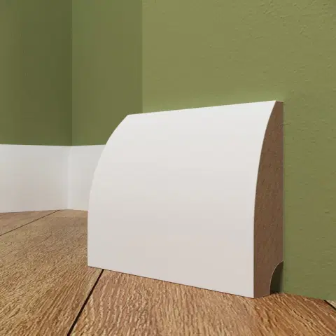 Плинтус Evrowood Белый PN 010 16х60х2000 мм (пог. м)