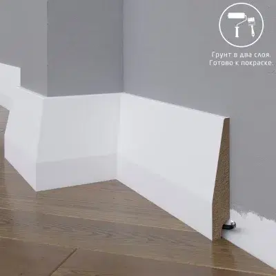 Плинтус Madest Decor 28-120-22 Под покраску 22х120 мм (пог. м)