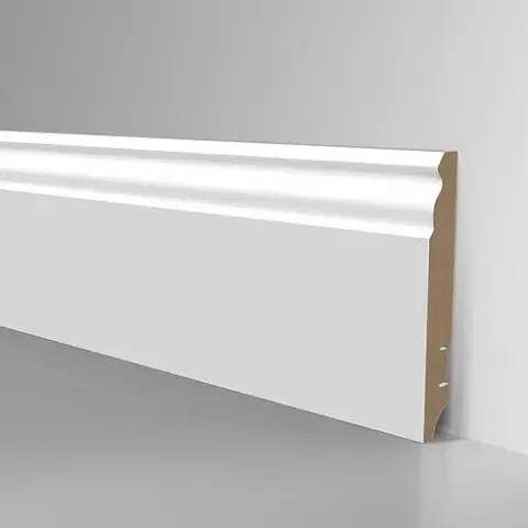 Плинтус МДФ Vecchio Parquet Weiss 303 16х100 мм (пог. м)