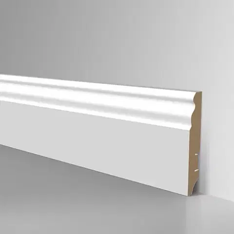 Плинтус МДФ Vecchio Parquet Weiss 303 16х81 мм (пог. м)