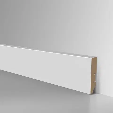 Плинтус МДФ Vecchio Parquet Weiss 401 16х60 мм (пог. м)