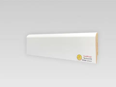 Плинтус TeckWood Титан прямой 16х70х2150 мм (пог. м)