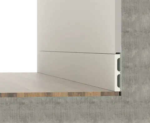 Вставка плинтус Pro Design Дюрополимер 12х80 мм (пог. м)