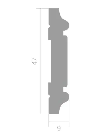 Молдинг Ultrawood U 0031 9х47х2440 мм (пог. м) - миниатюра 2