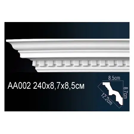 Карниз Перфект AA002 85х87х2400 мм - миниатюра 3